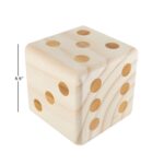 "Wooden dice pen holder Dice desk organizer Handcrafted wooden stationery holder Unique office accessories Rustic desk decor "