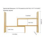 Bamboo plant shelf Wooden tiered plant stand Multi-tier indoor plant rack Decorative plant display Space-saving plant organizer