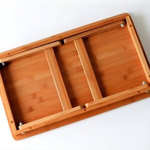 " Bamboo laptop stand Adjustable laptop bed tray Foldable laptop table Portable work desk Ergonomic laptop tray Laptop cooling table Bed tray for breakfast Bamboo lap desk Work-from-home desk Multifunctional laptop stand"