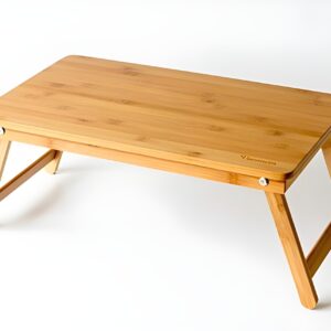 " Bamboo laptop stand Adjustable laptop bed tray Foldable laptop table Portable work desk Ergonomic laptop tray Laptop cooling table Bed tray for breakfast Bamboo lap desk Work-from-home desk Multifunctional laptop stand"