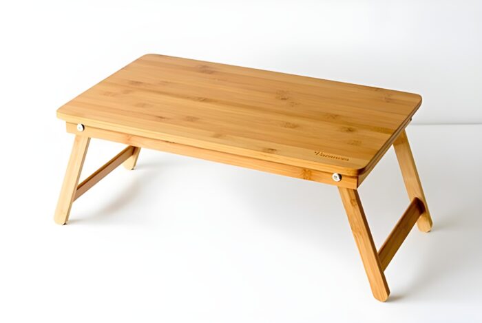 " Bamboo laptop stand Adjustable laptop bed tray Foldable laptop table Portable work desk Ergonomic laptop tray Laptop cooling table Bed tray for breakfast Bamboo lap desk Work-from-home desk Multifunctional laptop stand"