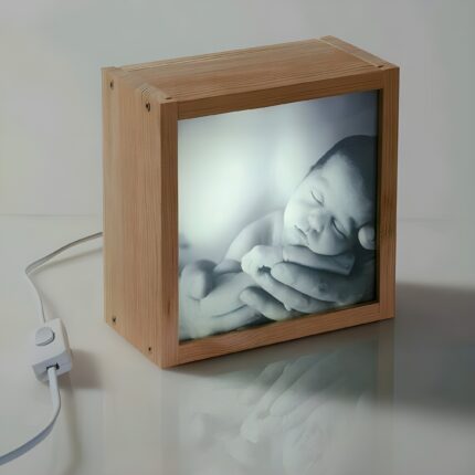 " Personalized wooden lightbox Custom illuminated photo frame Unique gift ideas Wooden LED picture frame Home decor photo lamp"