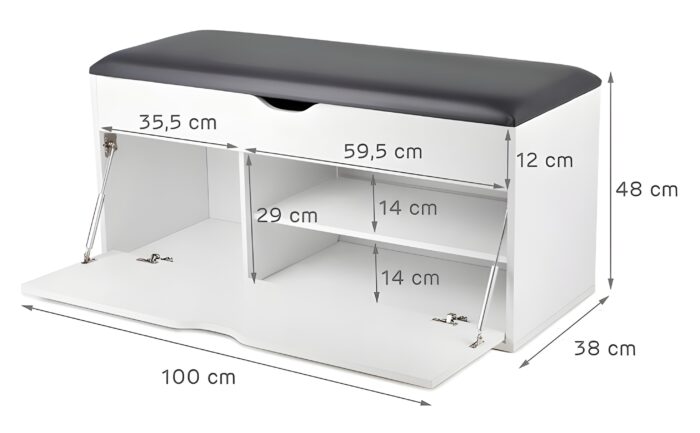 Shoe storage bench Wooden shoe rack with seat Entryway bench with shoe storage Multipurpose furniture for small spaces Modern shoe organizer with cushion Drop-down shoe cabinet